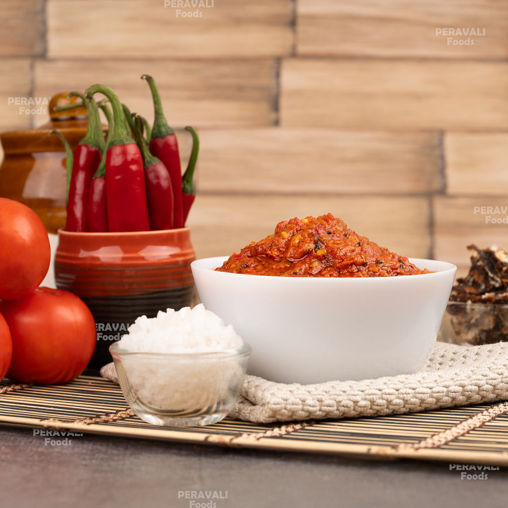 Tomato Pandumirchi Pickle / Tomato Red Chili Pickle