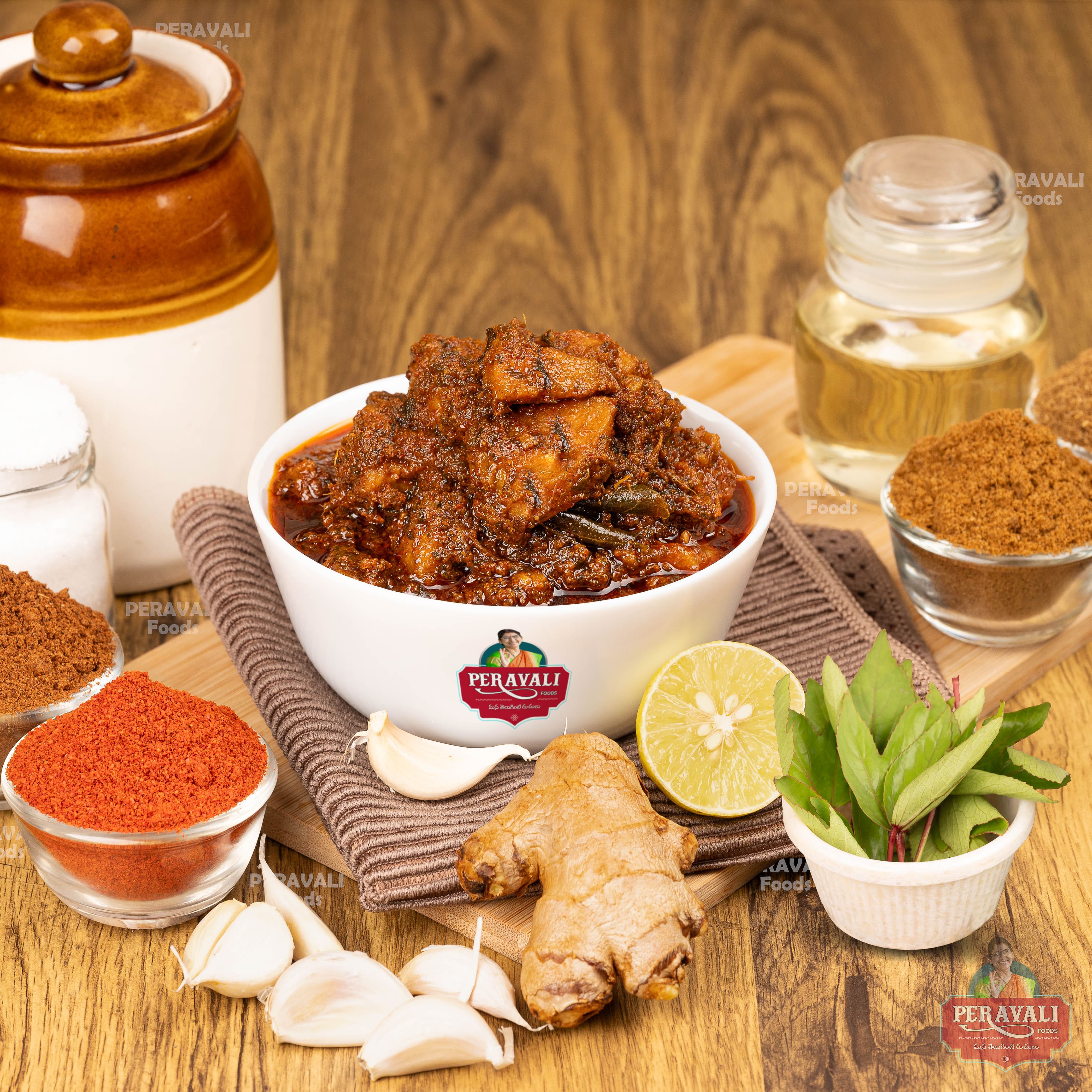 Gongura Chicken Boneless Pickle / Sorrel Leaf Chicken Pickle