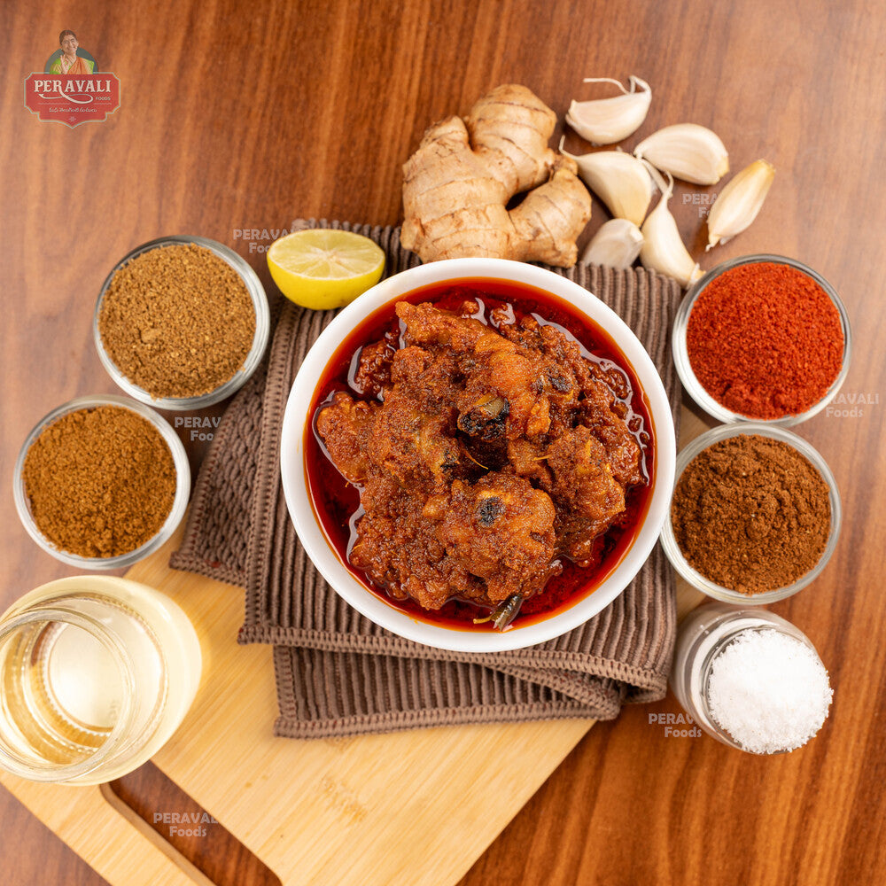 Chicken Bone Pickle / Andhra Kodi Pickle with Bone