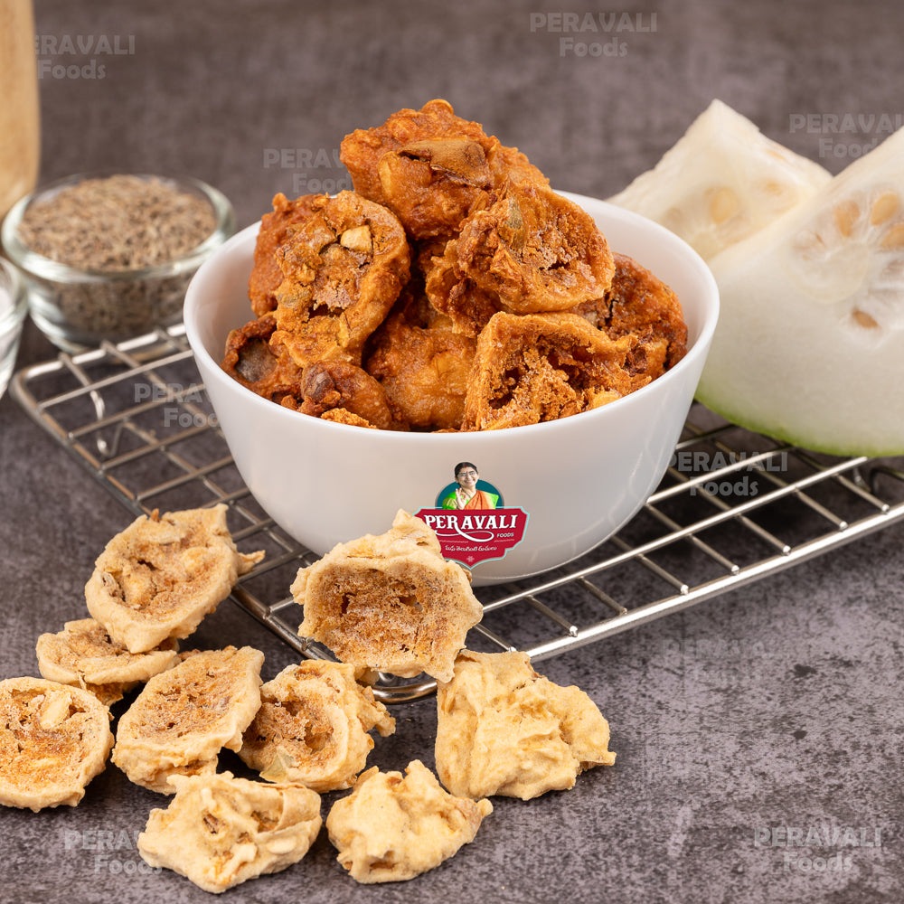 Gummadi Vadiyalu (Pumpkin Fryums)