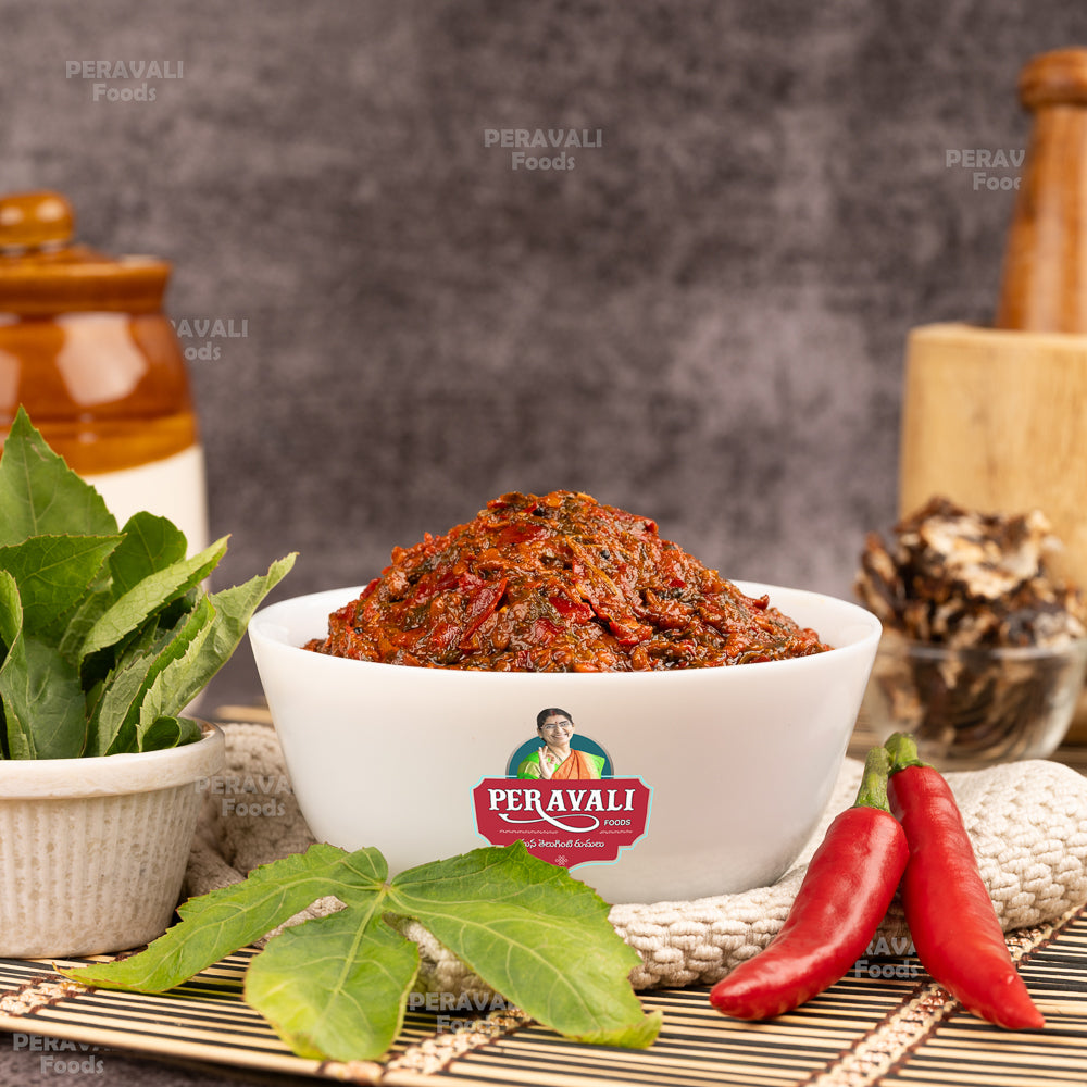 Gongura Pandumirchi Pickle
