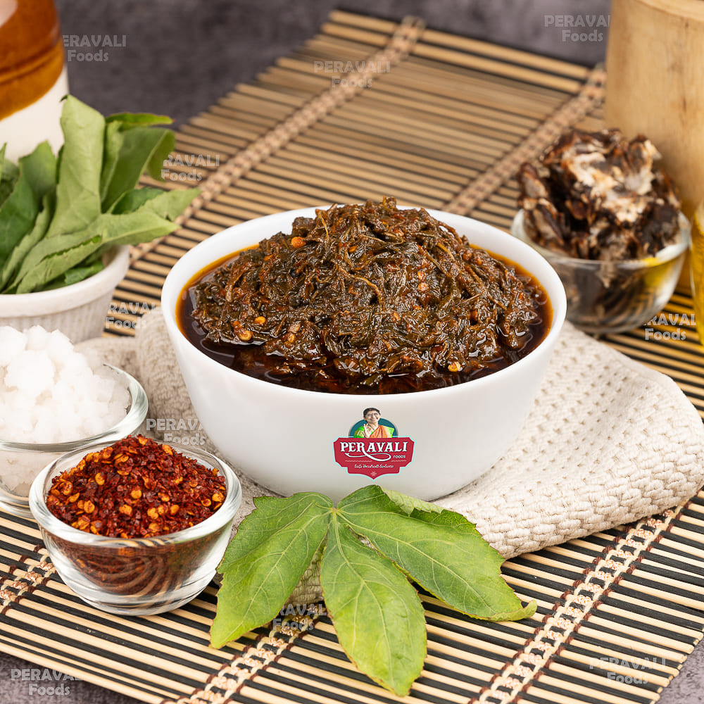 Pulihora Gongura Pickle (Aaku Gongura Pickle)