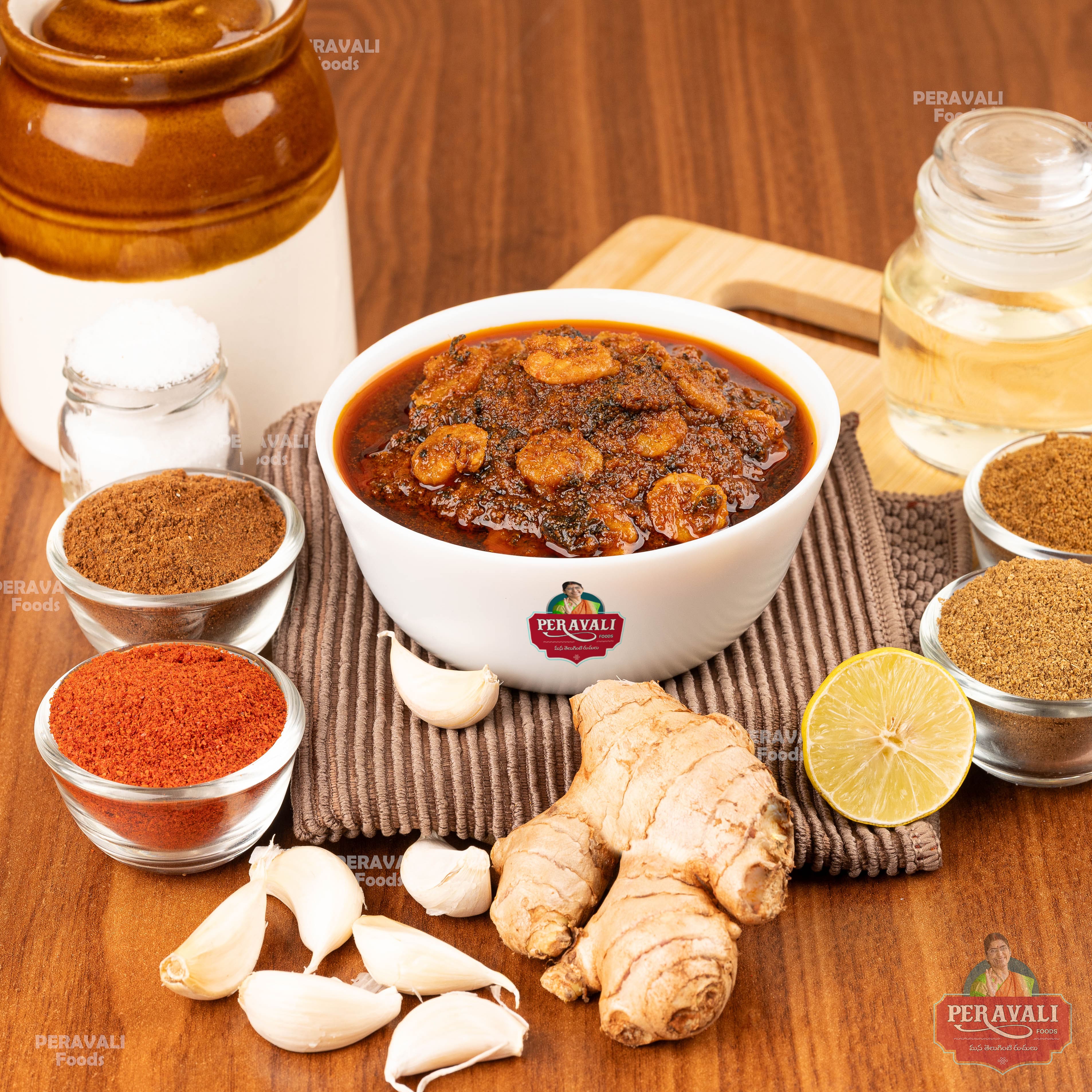 Gongura Prawns Pickle – A Coastal Classic with Guntur Soul