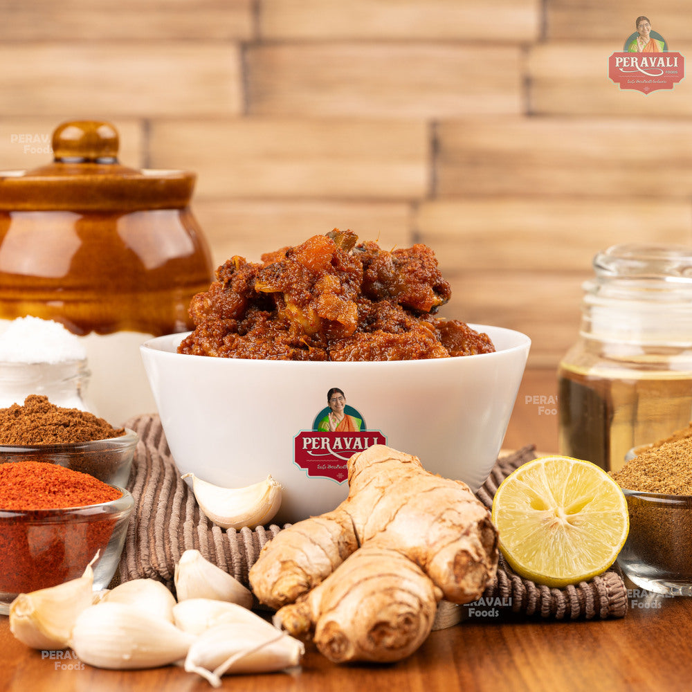 Chicken Bone Pickle / Andhra Kodi Pickle with Bone